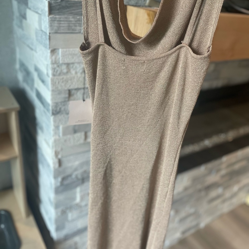 superdown Gold Backless Dress - Picture 3 of 4